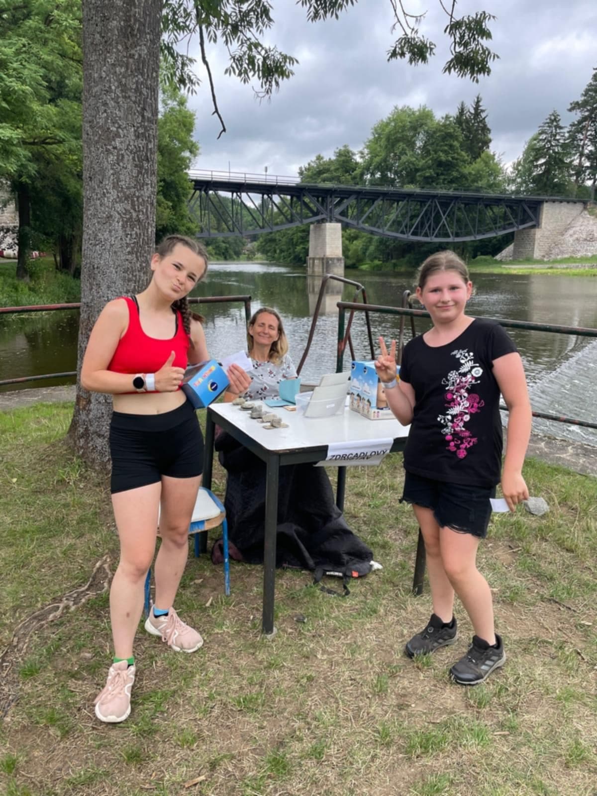 Sázava — výuka u řeky